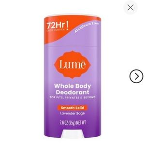 Lume women body deodorant